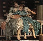 Lord Frederic Leighton Music Lesson oil on canvas